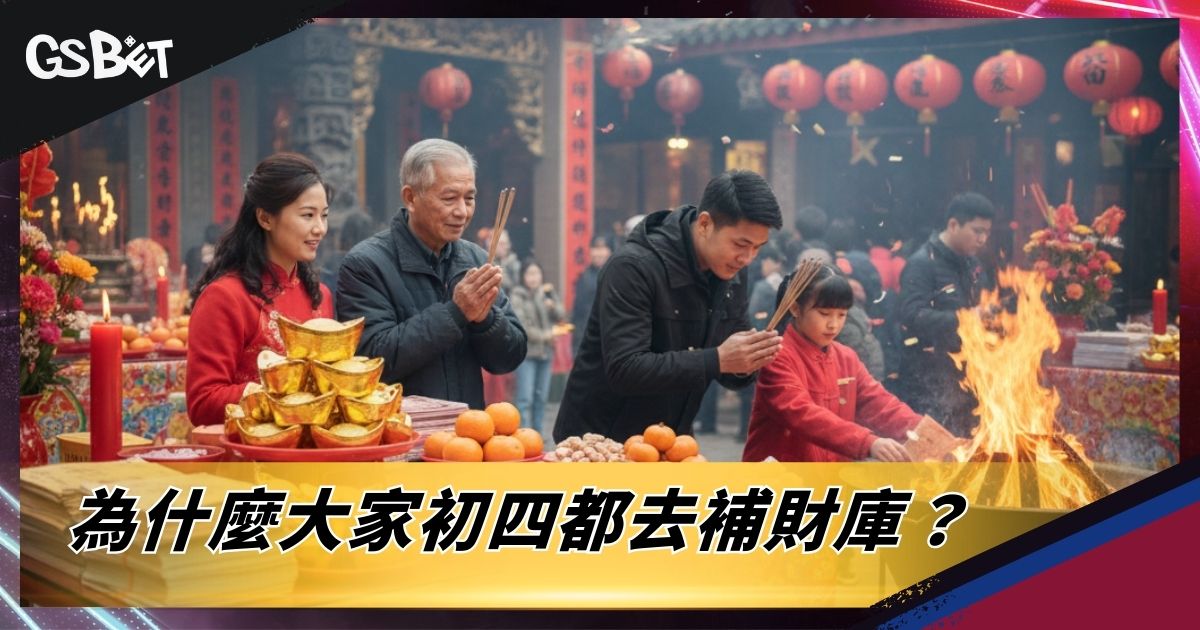 為什麼大家初四都去補財庫？